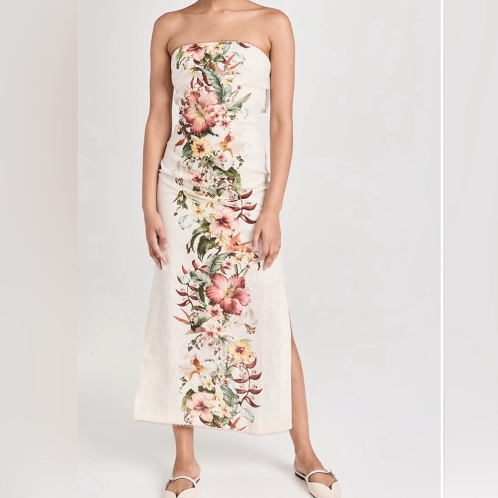 Zimmermann Halliday Scallop Midi Dress NWT Size 10